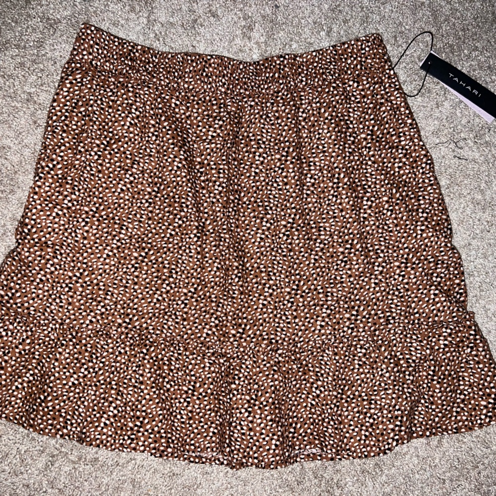 Tahari multicolor mini skirt